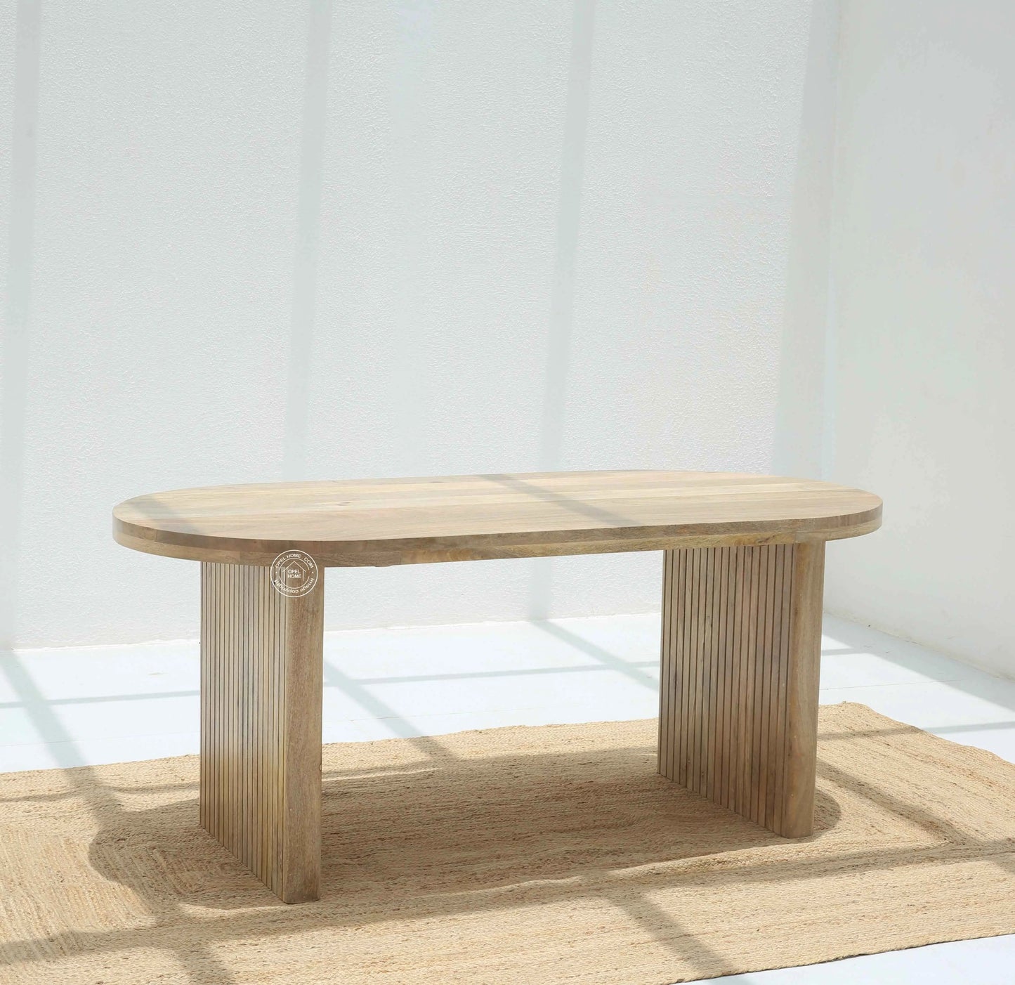 Crumley Wooden Dining Table – Multiple Sizes,(Only Table) | Opelhome UAE