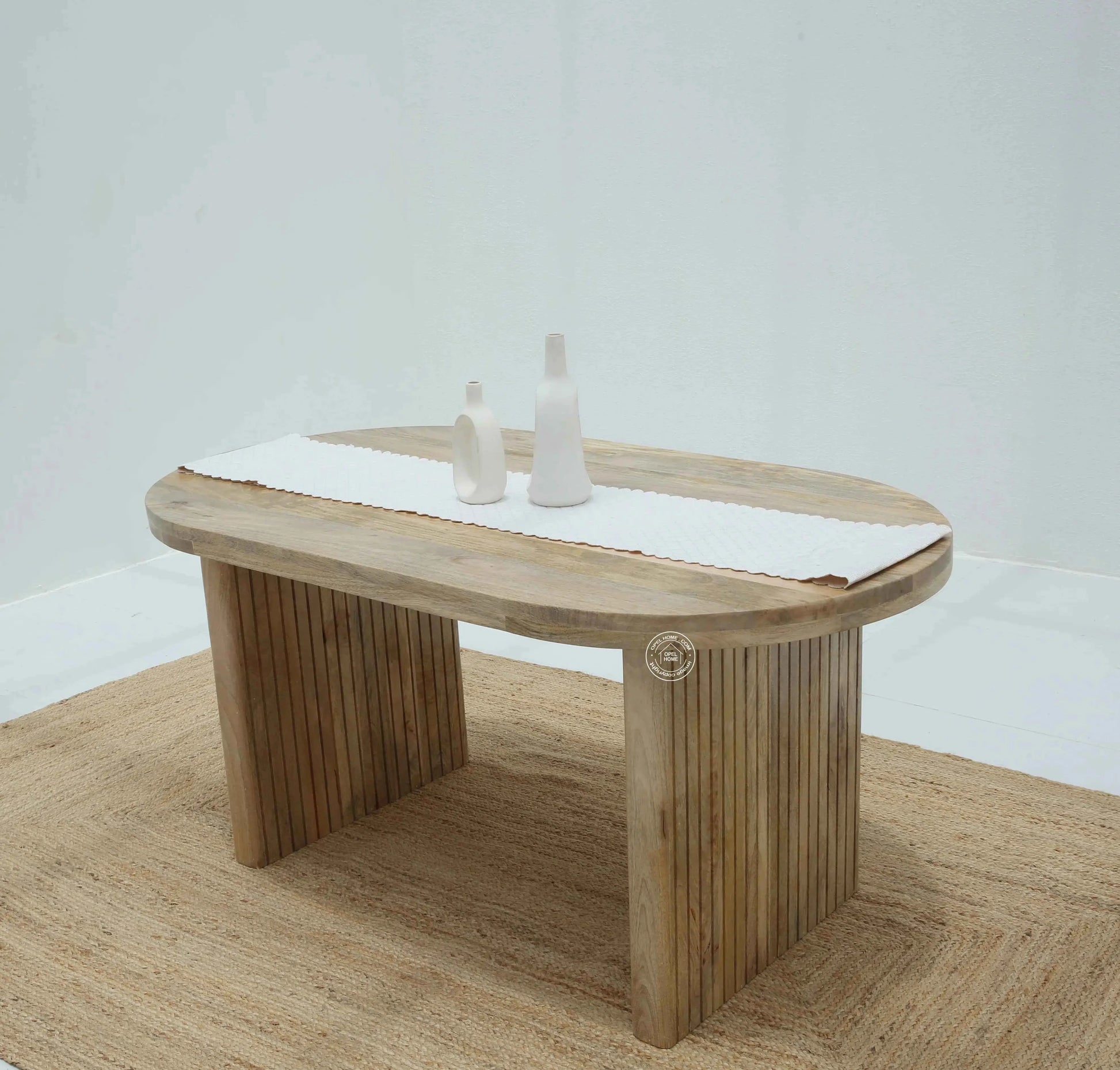 Crumley Wooden Dining Table – Multiple Sizes,(Only Table) | Opelhome UAE