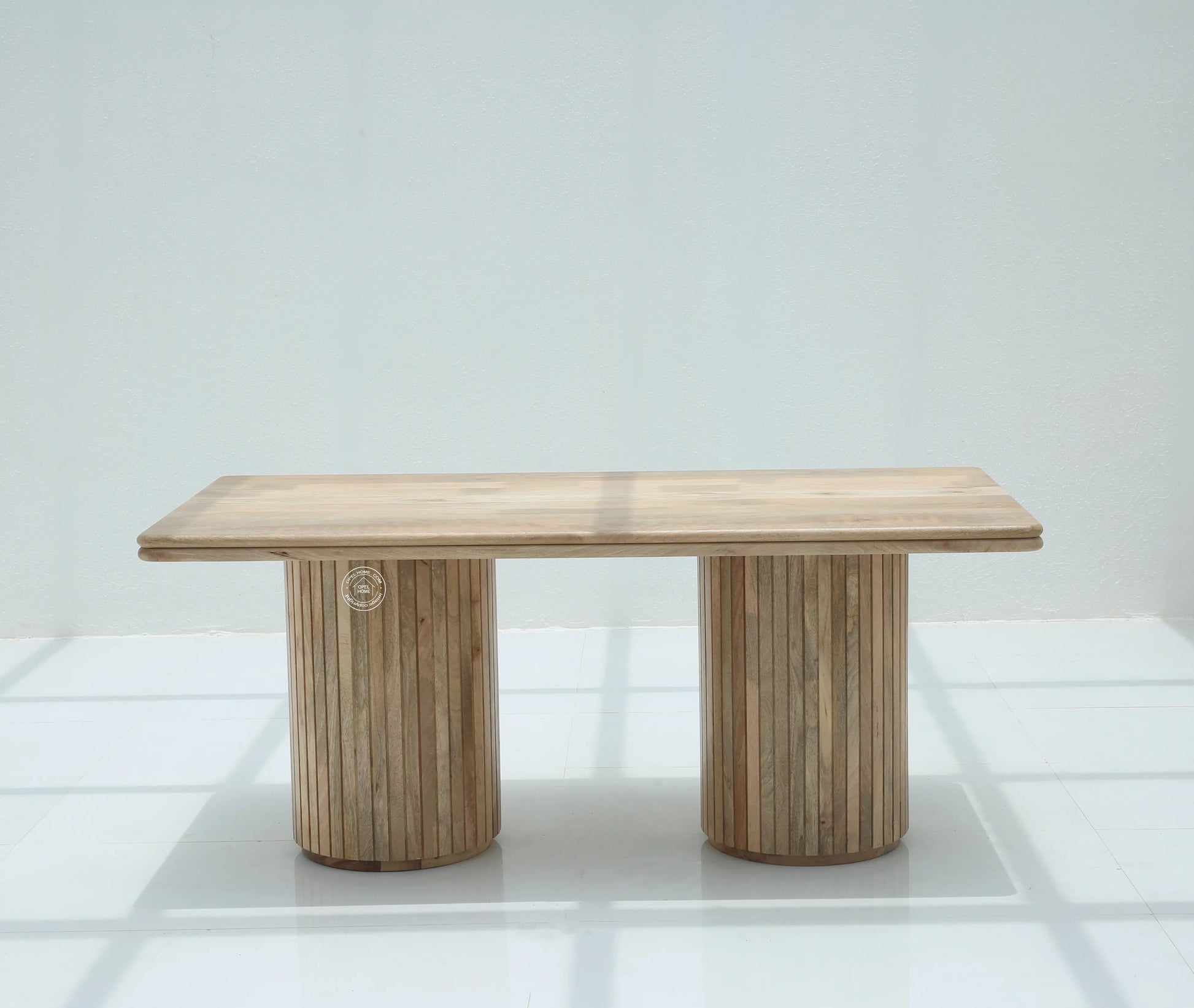 Crump Wooden Dining Table –  Only Table, Multiple Sizes, Solid Mango Wood | Opelhome UAE Opel Home
