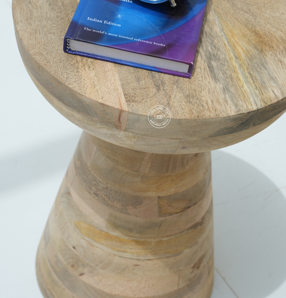 Jona Wooden Side Table – Solid Mango Wood | Opelhome UAE