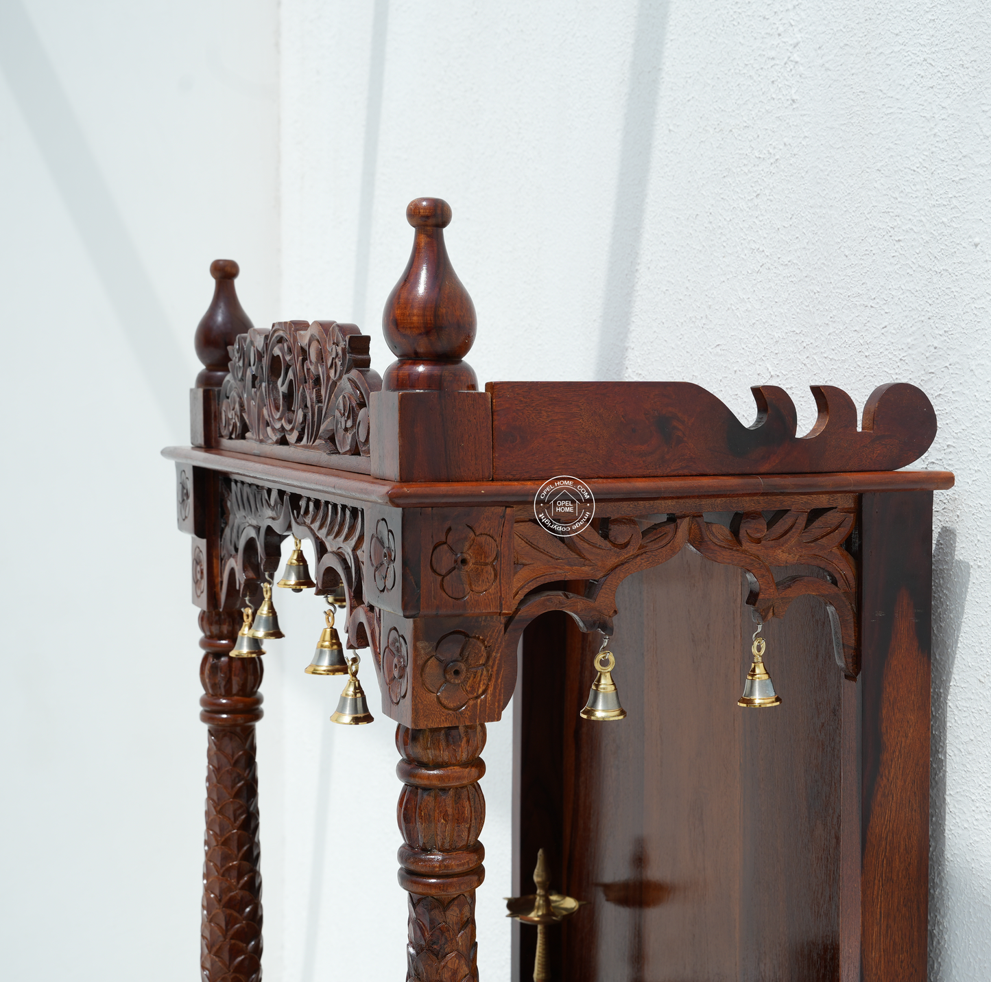 Puja Room Temple – Mangal | Handcrafted Rosewood Mandir