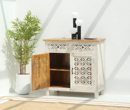 Delia Wooden 2 Door 2 Drawer Sideboard (Multiple Color Options) | Opelhome UAE - Opelhome