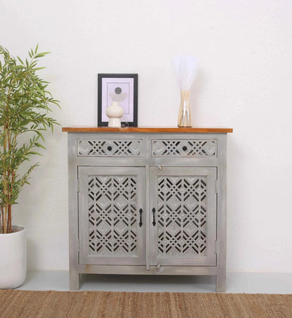 Delia Wooden 2 Door 2 Drawer Sideboard (Multiple Color Options) | Opelhome UAE