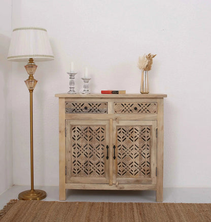 Delia Wooden 2 Door 2 Drawer Sideboard (Multiple Color Options) | Opelhome UAE