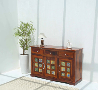 Erlene Wooden Sideboard – Classic Design, Solid Rosewood | Opelhome UAE