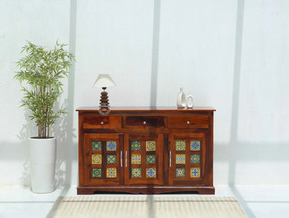 Erlene Wooden Sideboard – Classic Design, Solid Rosewood | Opelhome UAE