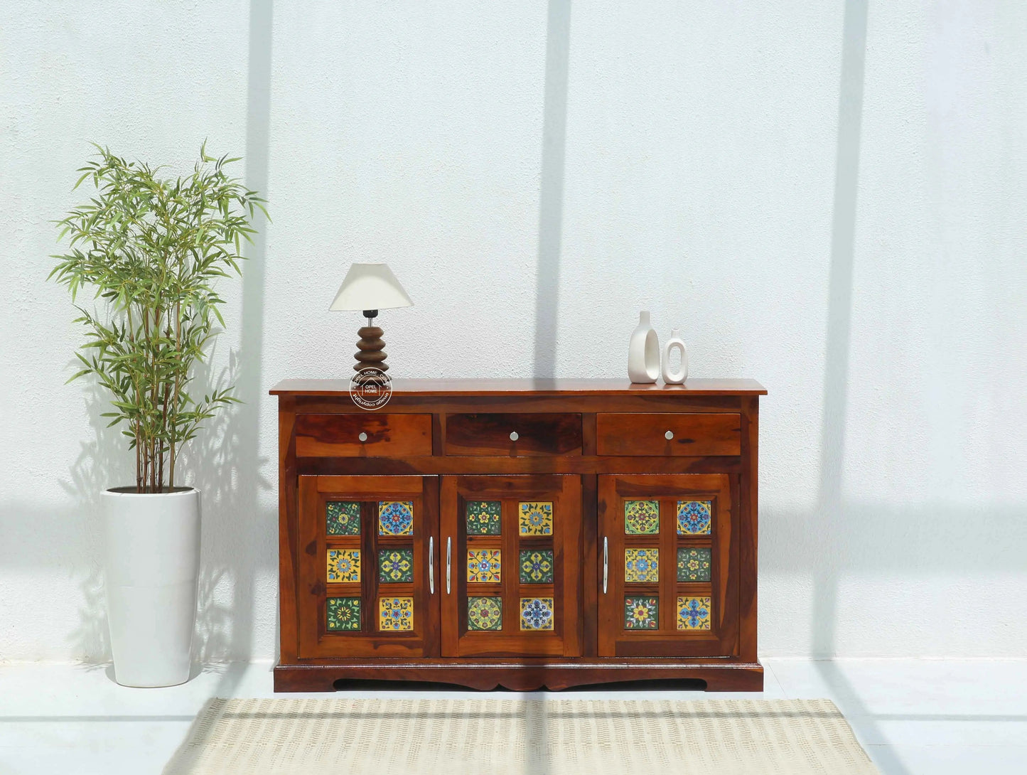 Erlene Wooden Sideboard – Classic Design, Solid Rosewood | Opelhome UAE