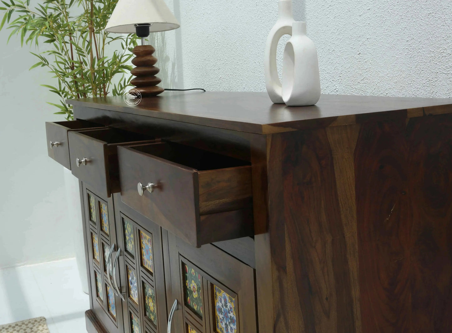 Erlene Wooden Sideboard – Classic Design, Solid Rosewood | Opelhome UAE