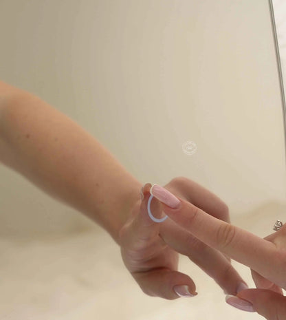 Frameless Irregular Mirror with LED , Stand | Opelhome UAE