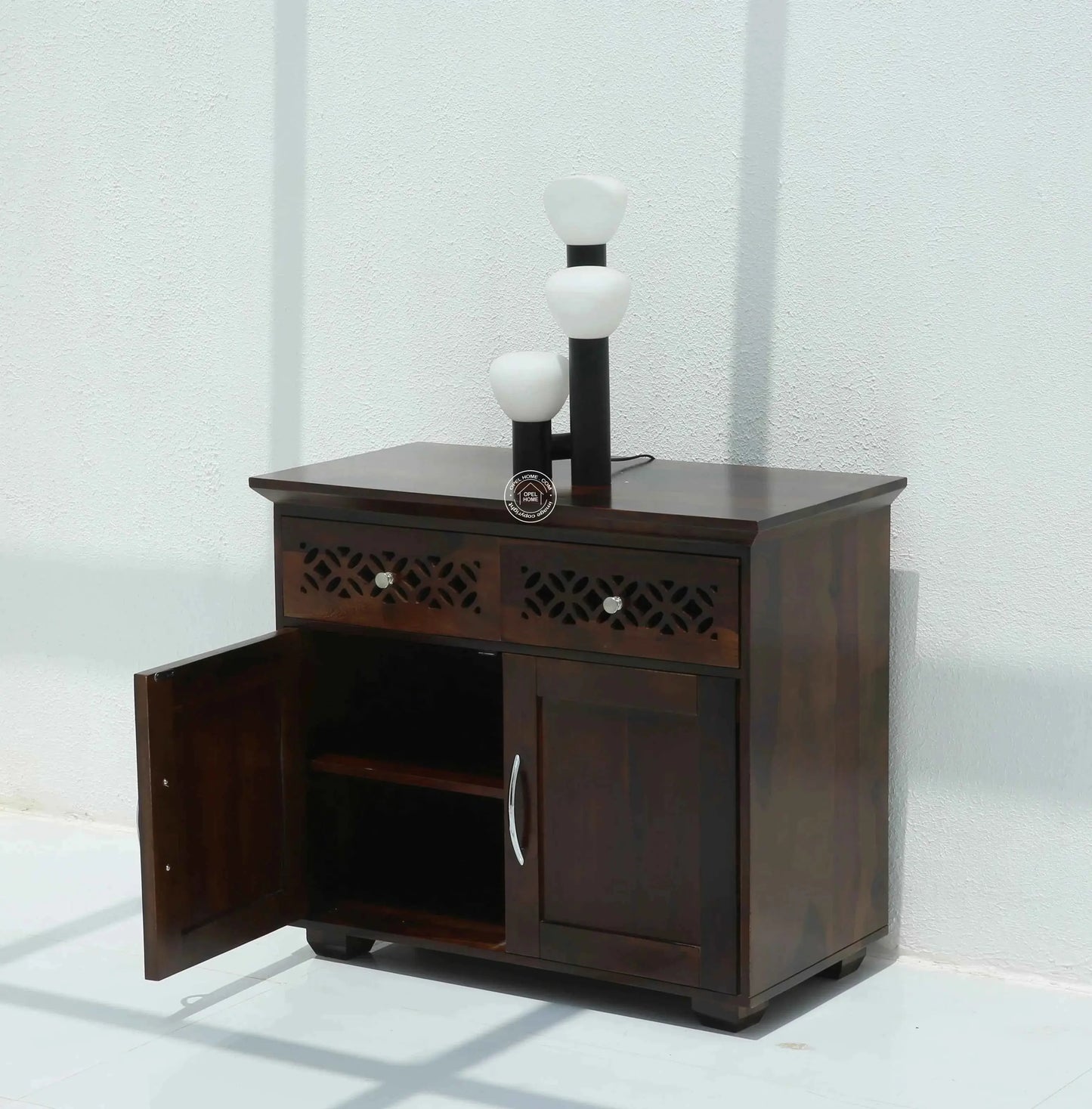 French Wooden Sideboard – 2 Doors, 2 Drawers, Solid Wood | Opelhome UAE