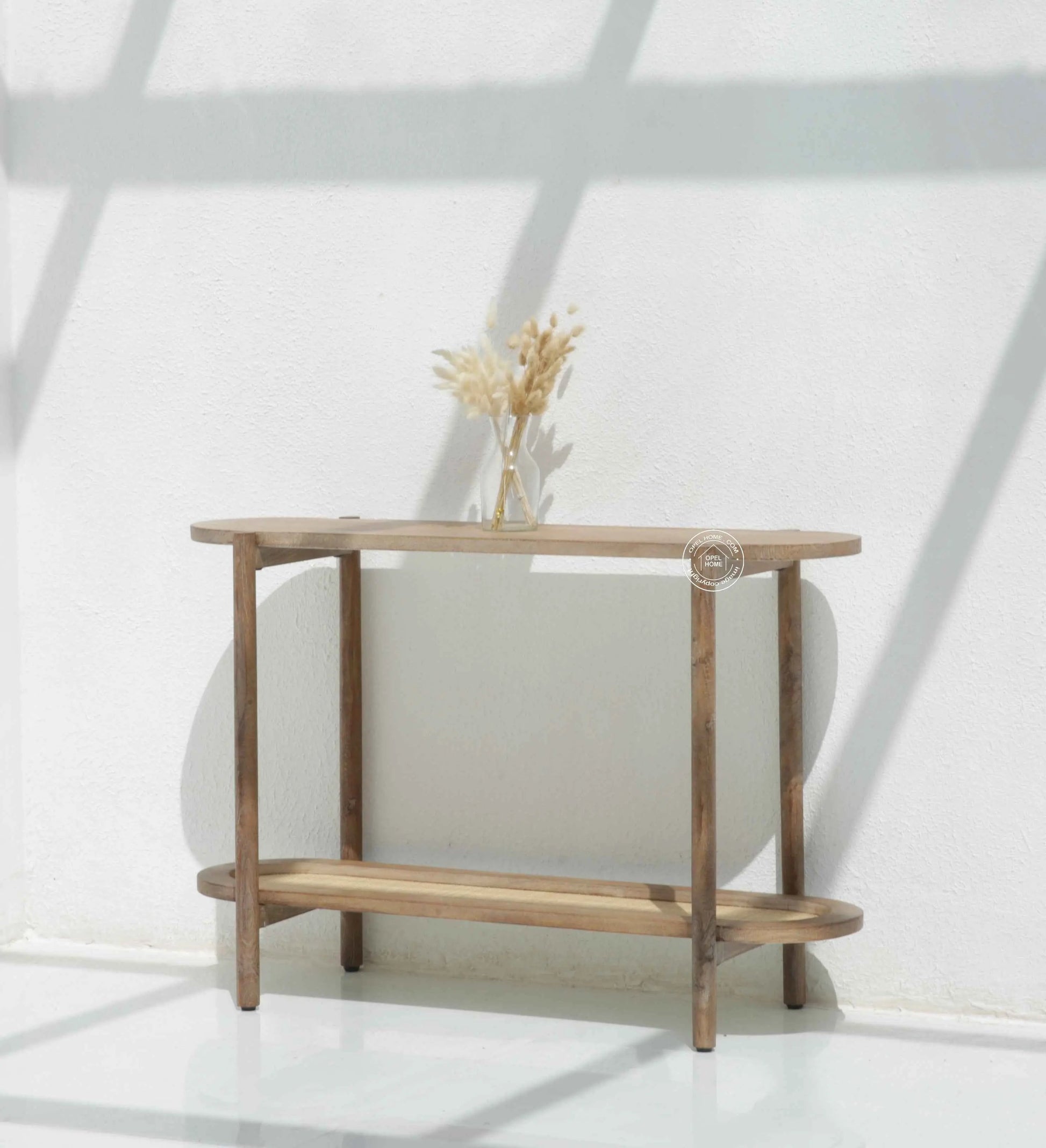 Harper Wooden Console Table – Solid Mango Wood | Opelhome UAE