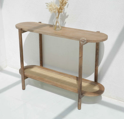 Harper Wooden Console Table – Solid Mango Wood | Opelhome UAE