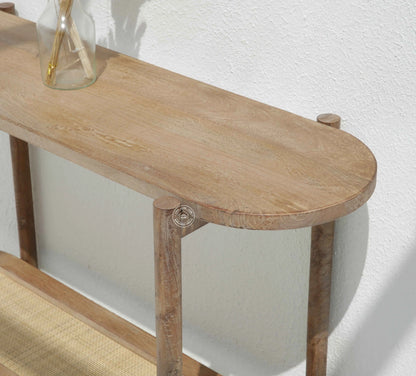 Harper Wooden Console Table – Solid Mango Wood | Opelhome UAE