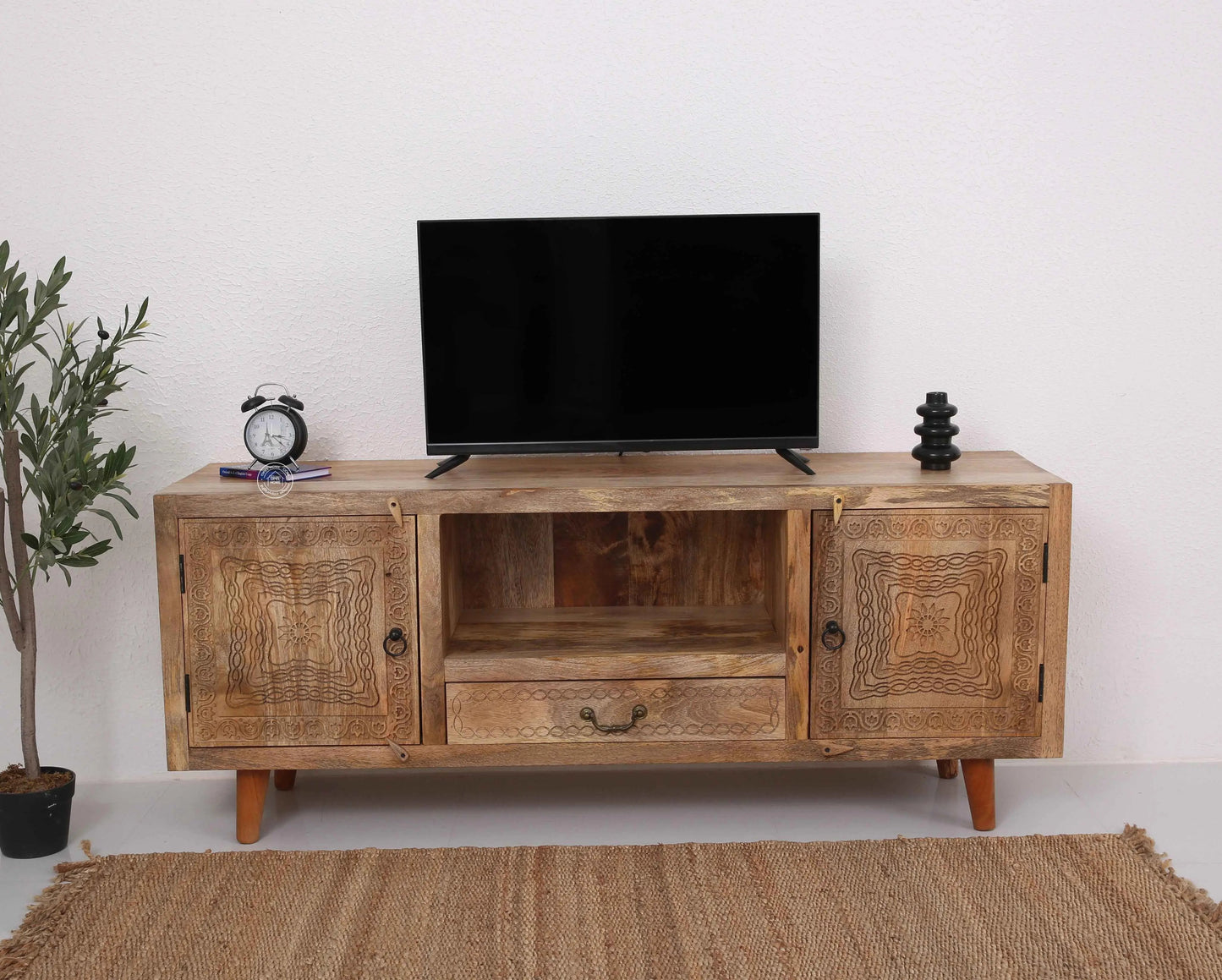 Hartin wooden tv unit