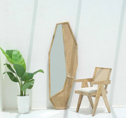 Hedon Rattan Frame Arch Full Length Mirror