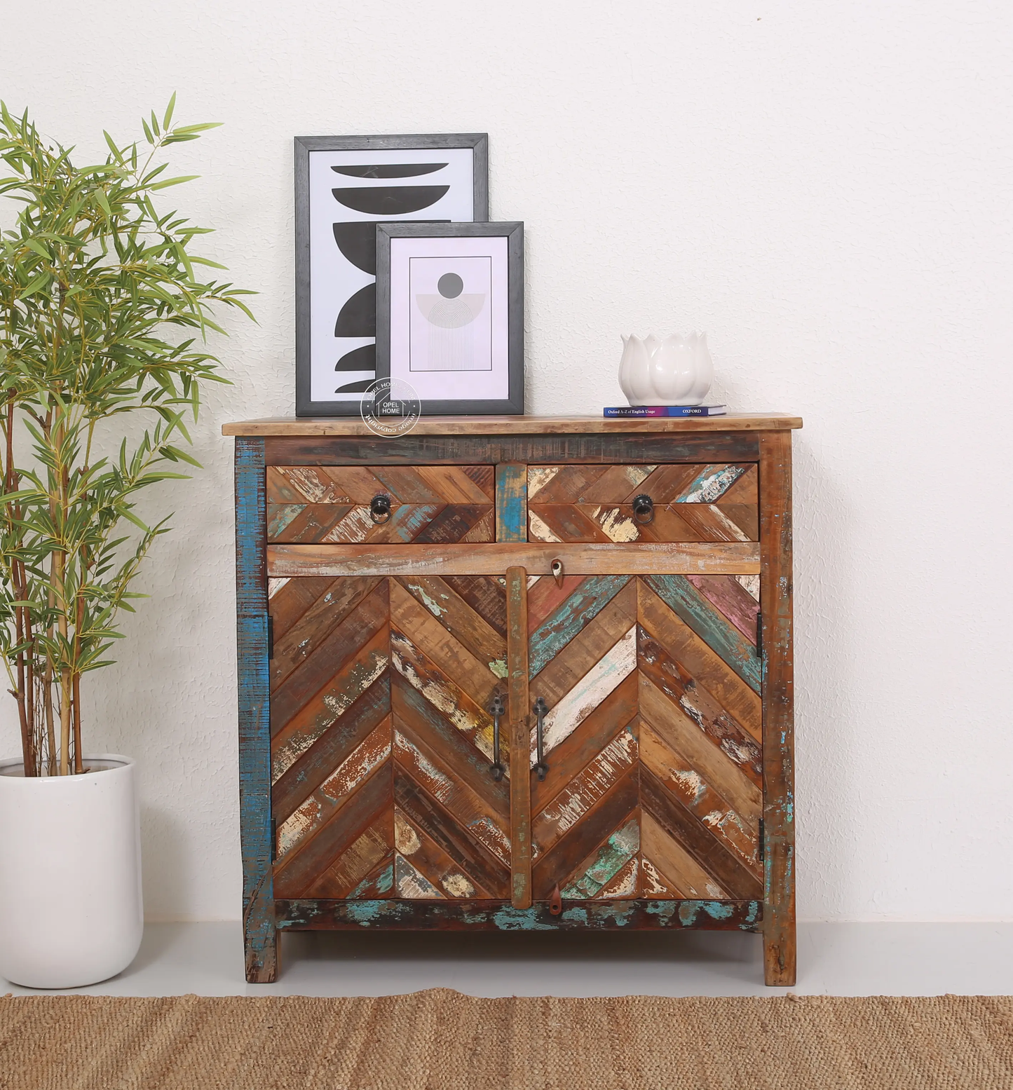 Herrin old wood 2 door 2 drawer cabinet & Sideboard