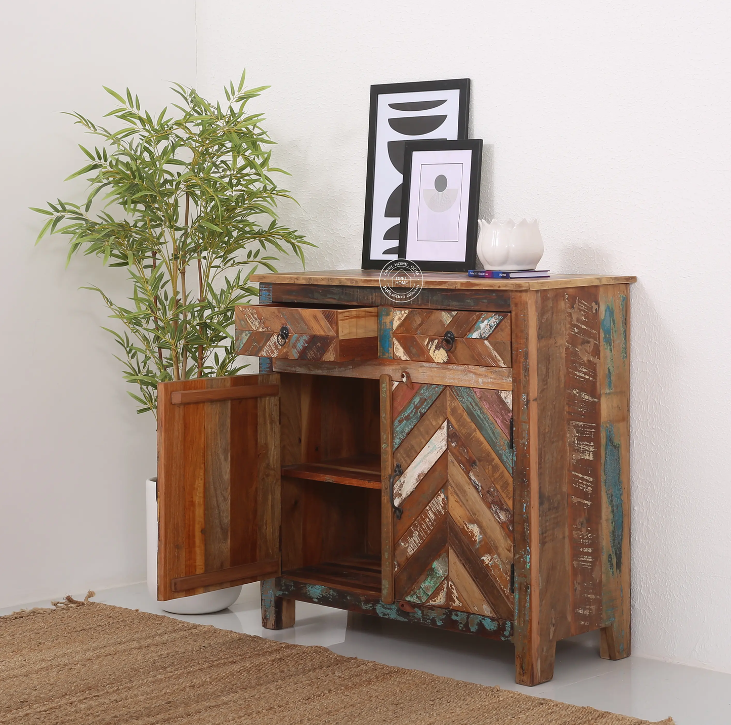 Herrin old wood 2 door 2 drawer cabinet & Sideboard