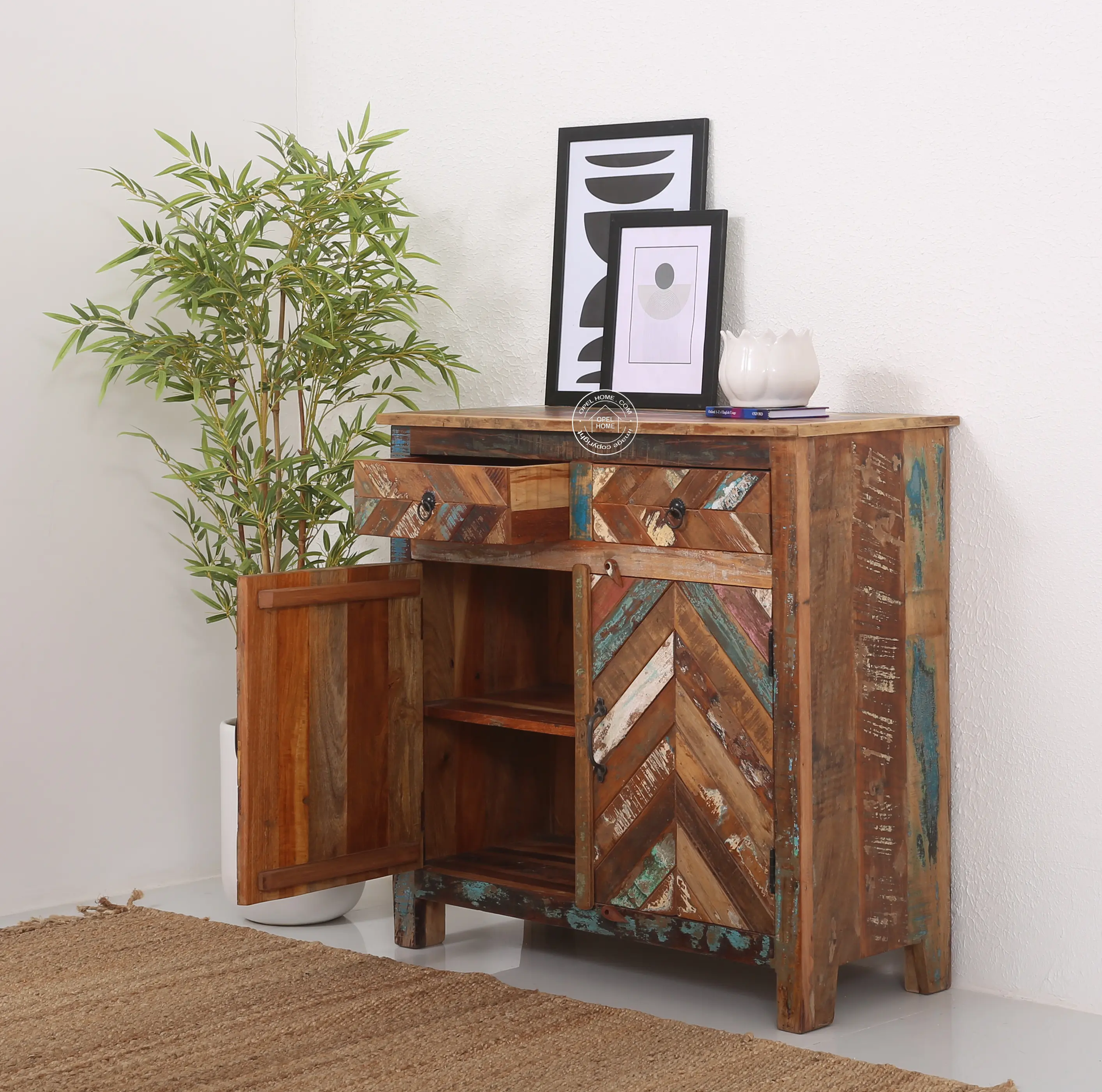 Herrin old wood 2 door 2 drawer cabinet & Sideboard