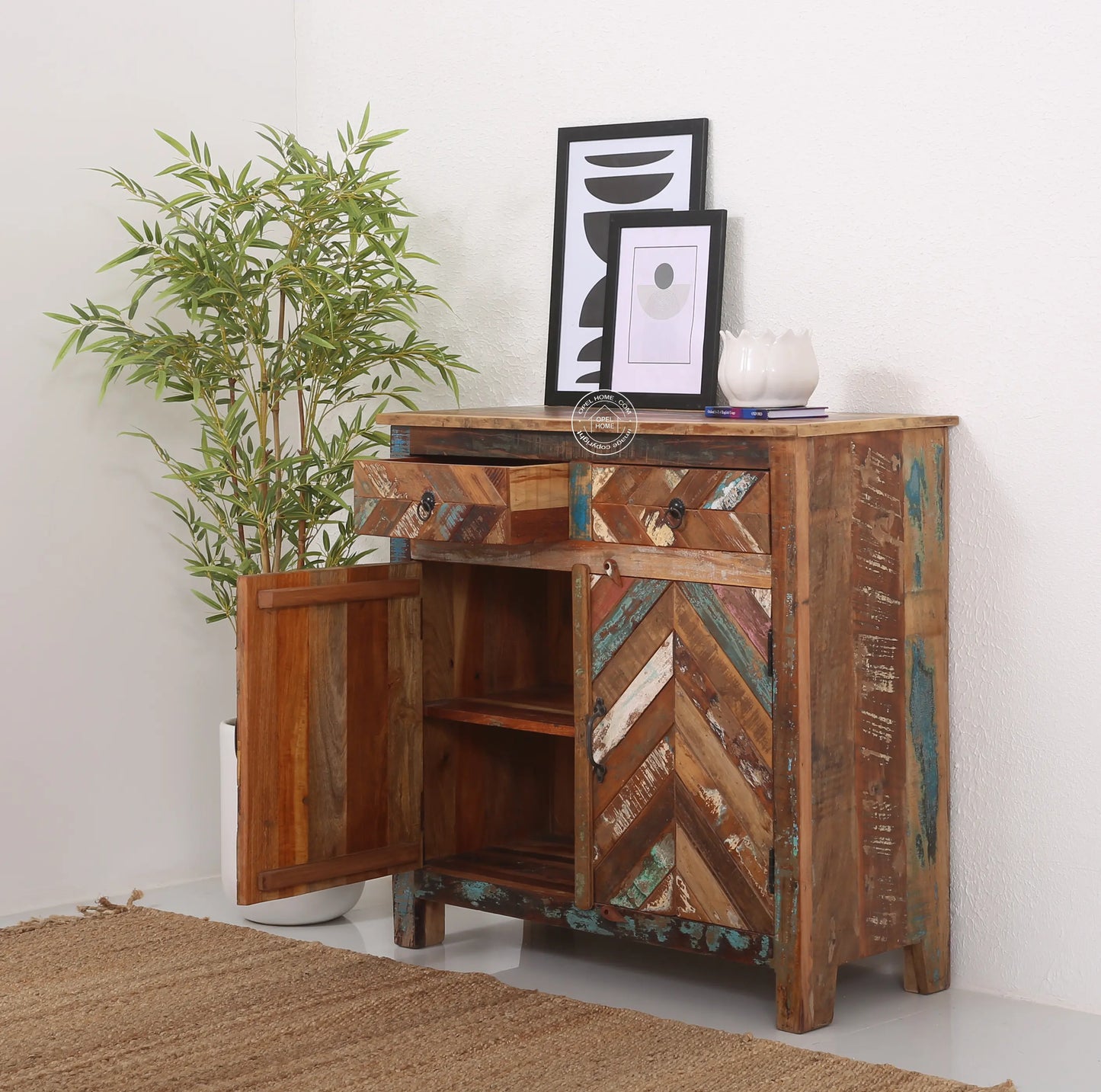 Herrin old wood 2 door 2 drawer cabinet & Sideboard