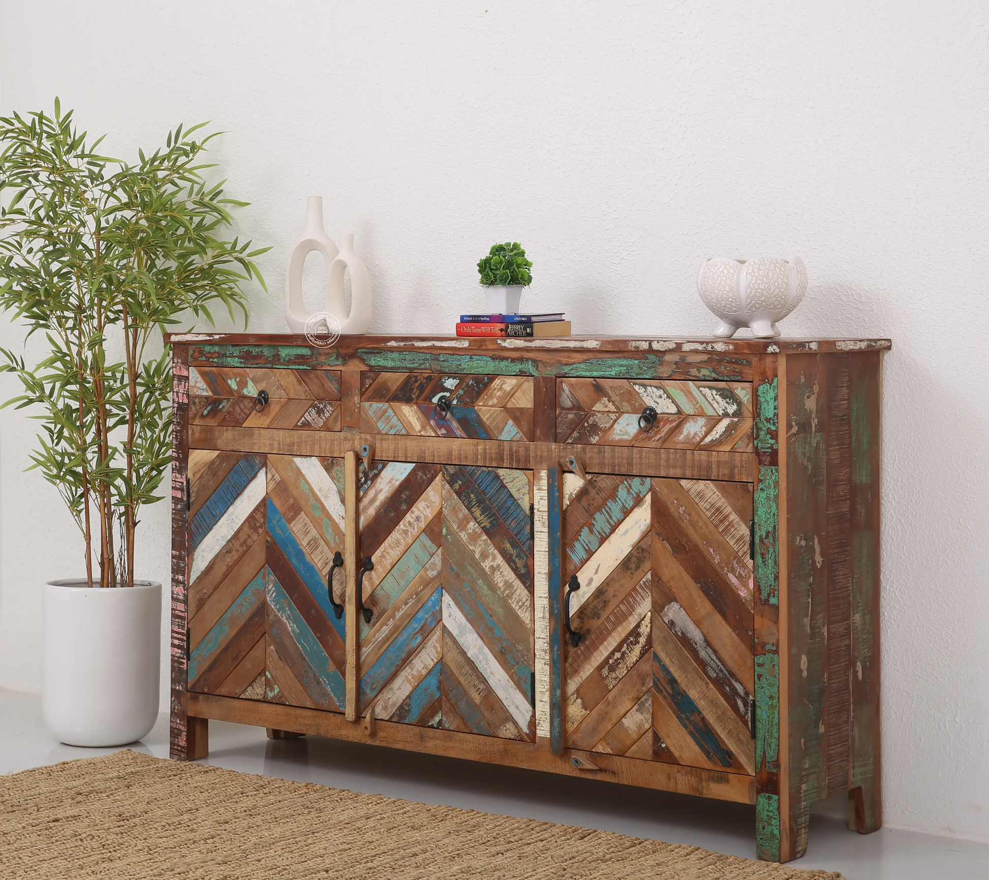 Herrin old wood 3 door 3 drawer cabinet & Sideboard