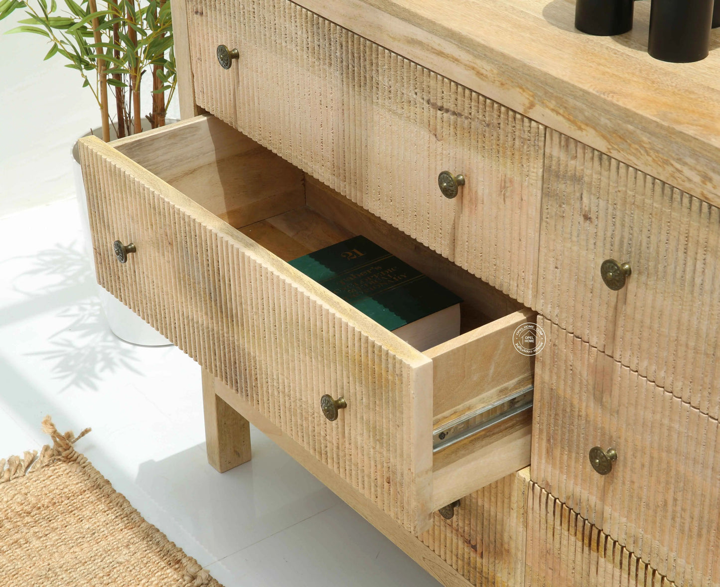 Hudson 6 Drawer Wooden Chest Of Drawers – Solid Mango Wood | Opelhome UAE