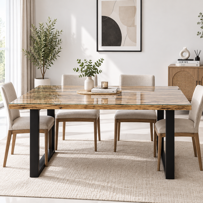 Heritage Railway Wood Only Dining Table ,Multiple Sizes