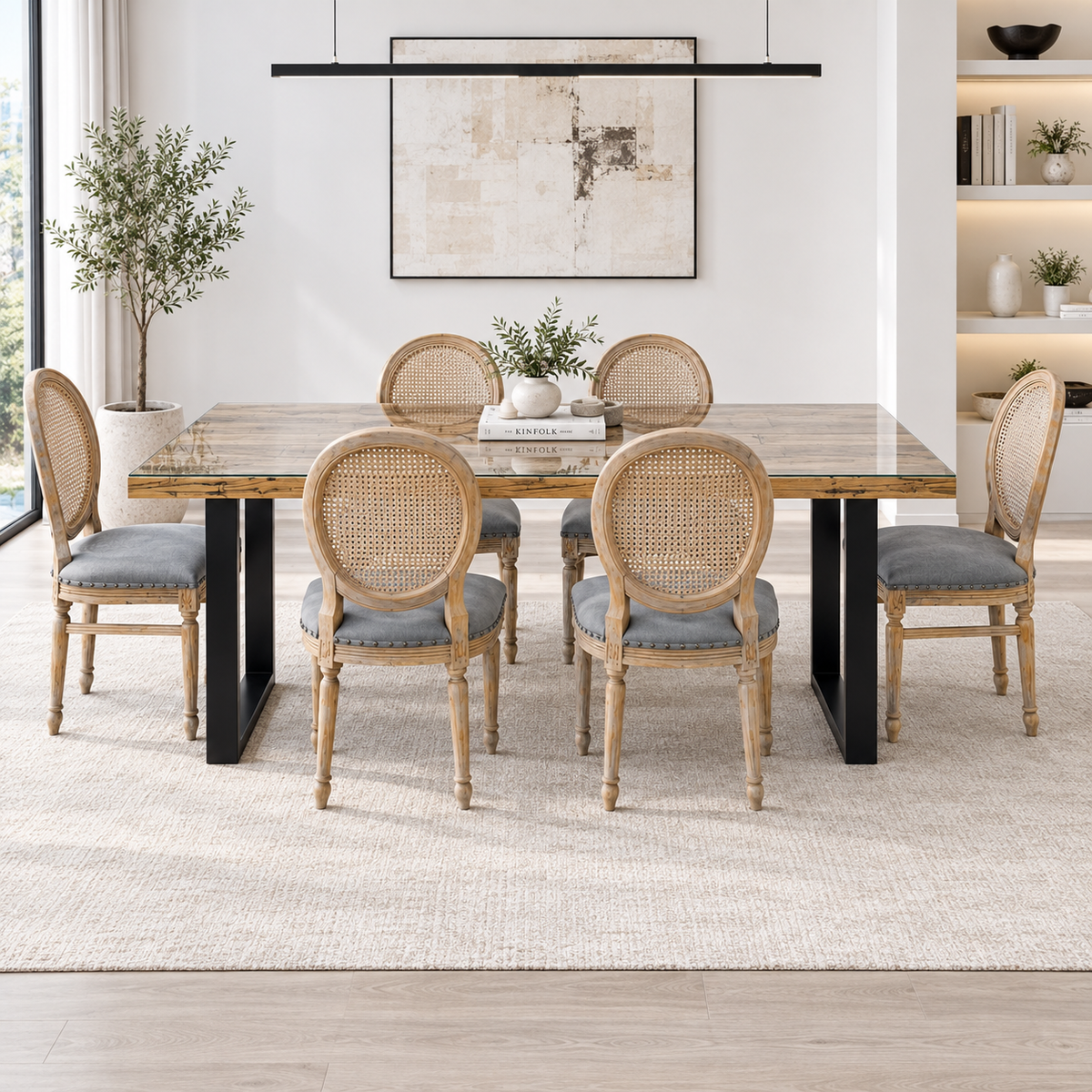 Heritage Railway Wood Only Dining Table ,Multiple Sizes