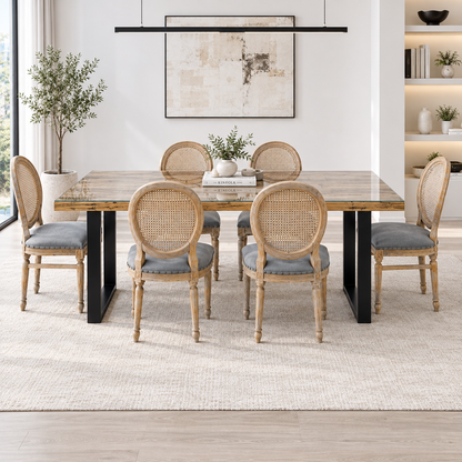 Heritage Railway Wood Only Dining Table ,Multiple Sizes