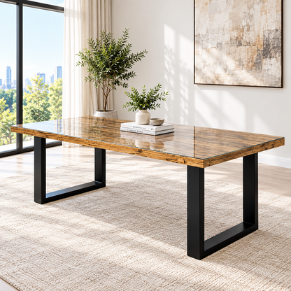 Heritage Railway Wood Only Dining Table ,Multiple Sizes