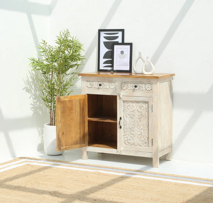 Iris Wooden 2 Door 2 Drawers Sideboard (Multiple Color Options) | Opelhome UAE - Opelhome