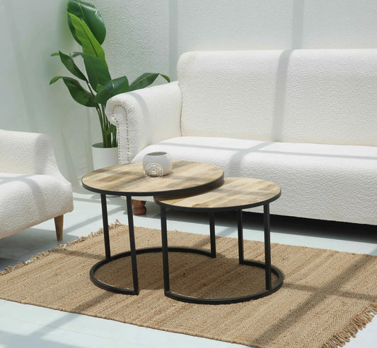Jacob Nesting Wood Coffee Table