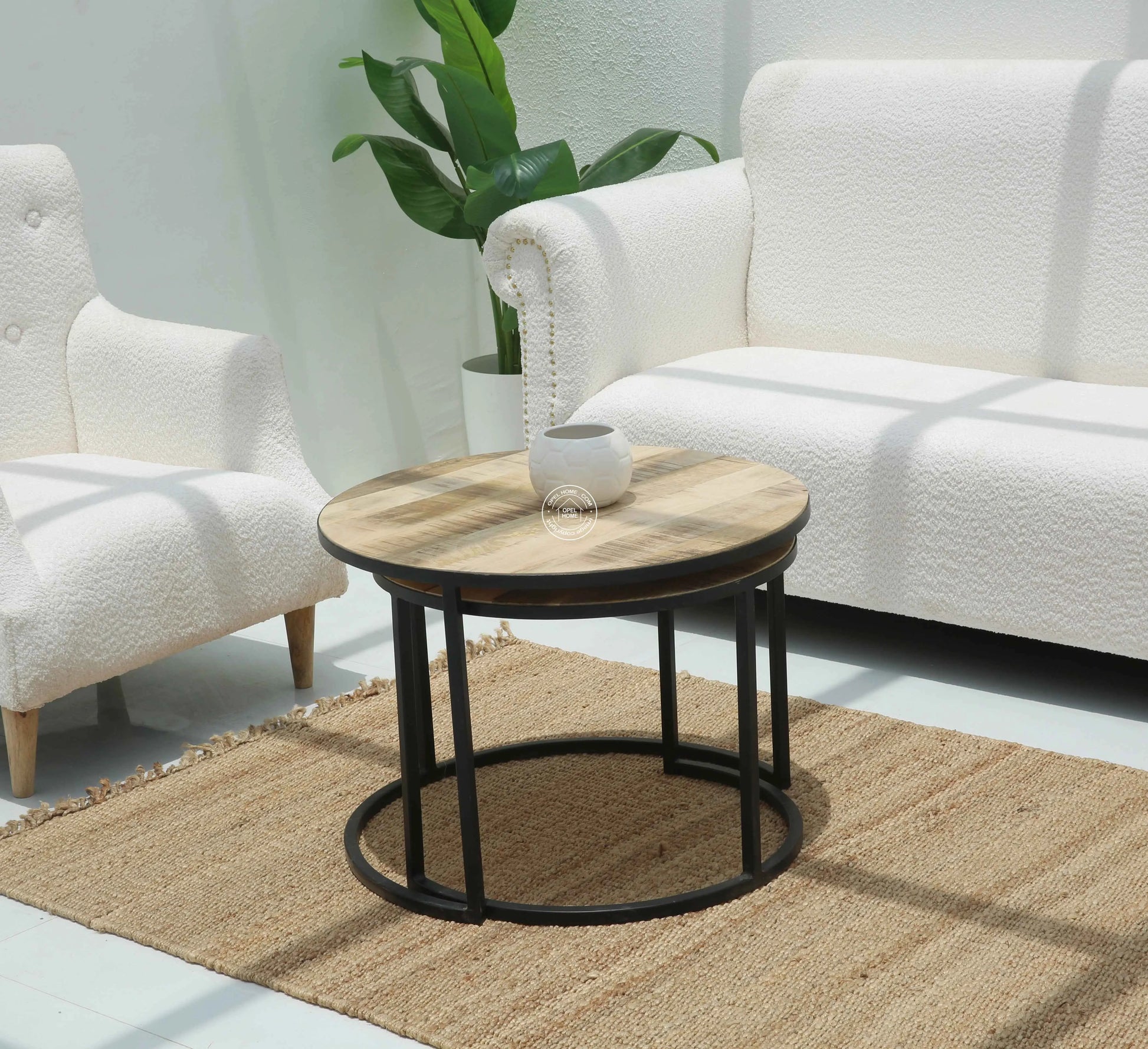 Jacob Nesting Wood Coffee Table