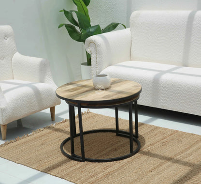 Jacob Nesting Wood Coffee Table