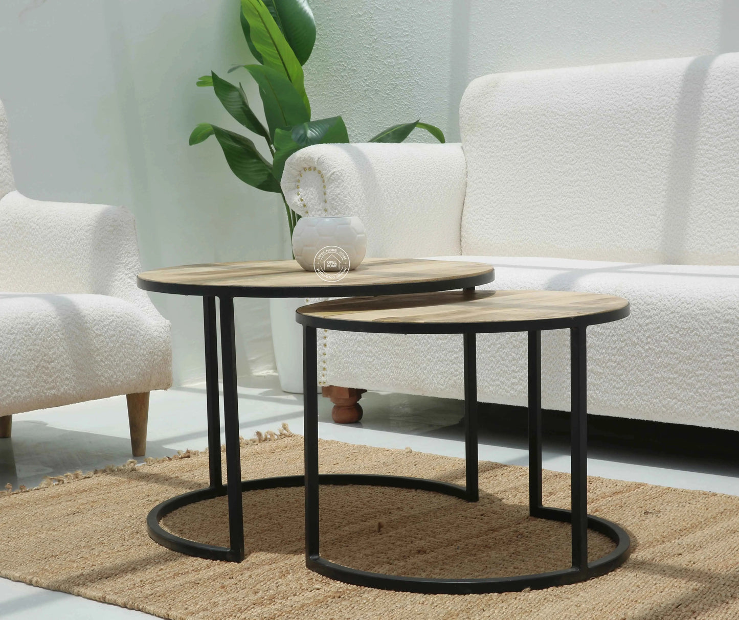 Jacob Nesting Wood Coffee Table