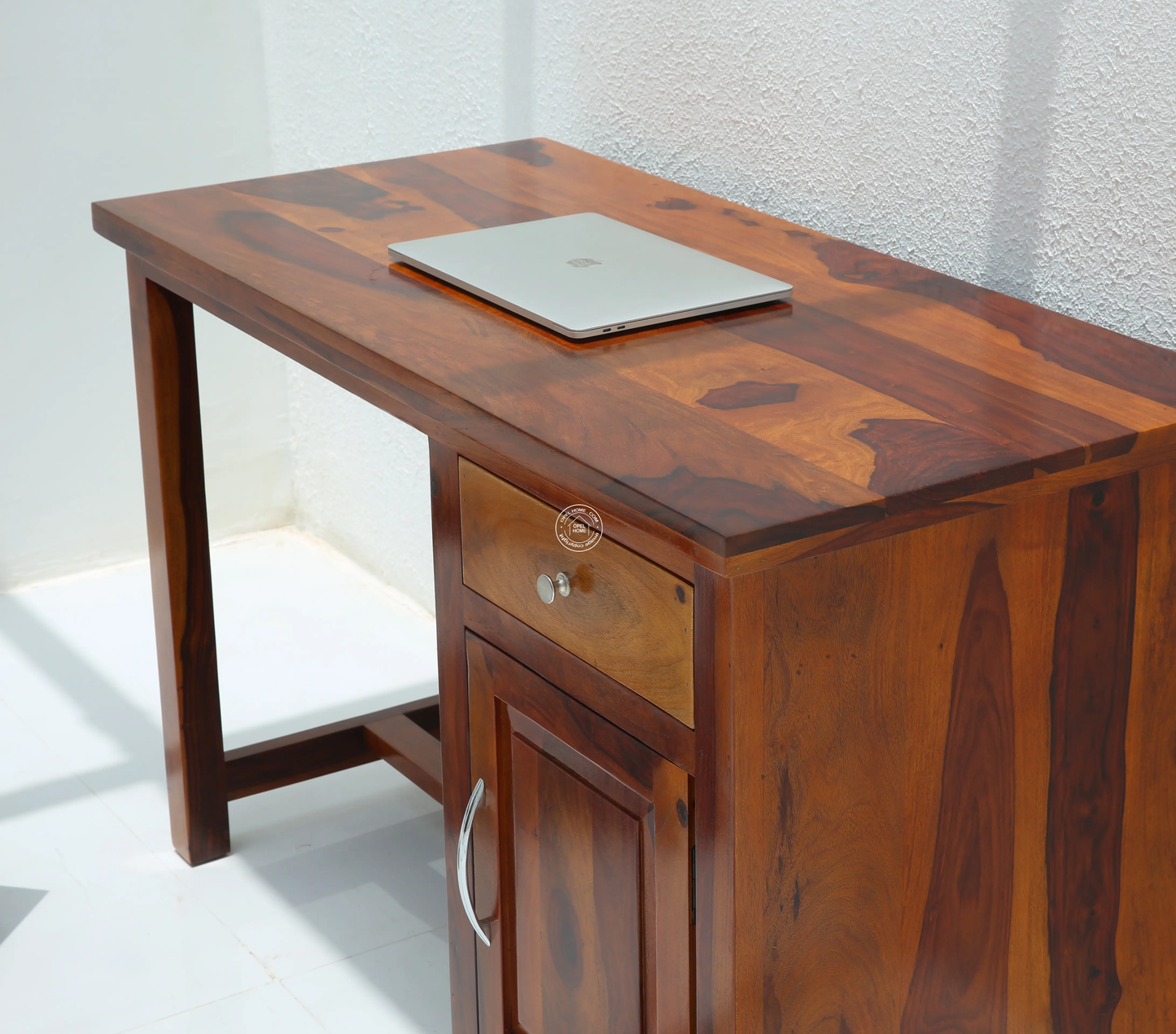 Kethi  Door Wooden Desk (Honey finish) - Opelhome