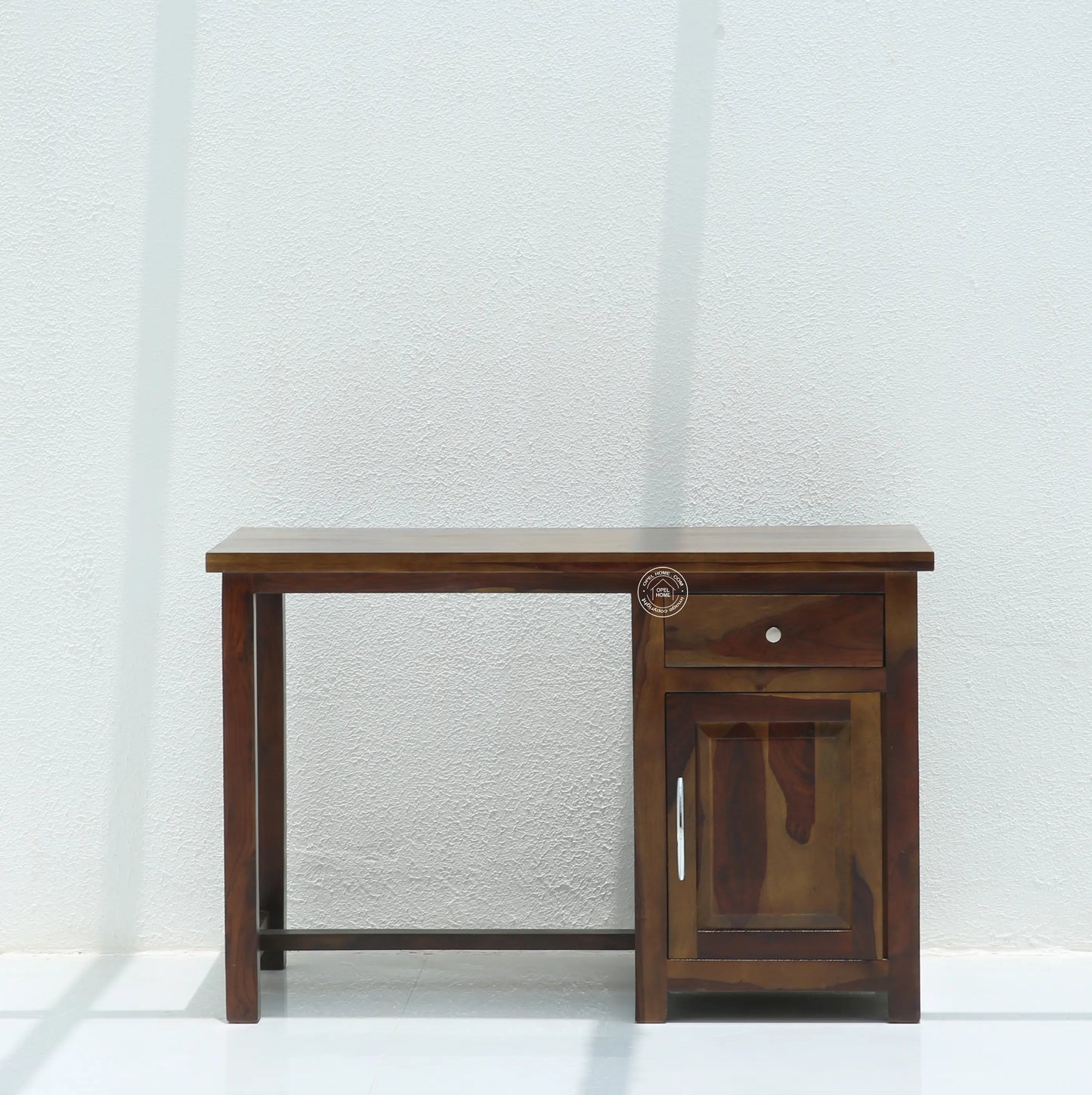 Kethi Wooden Desk – Solid Rose Wood, Walnut Finish | Opelhome UAE - Opelhome