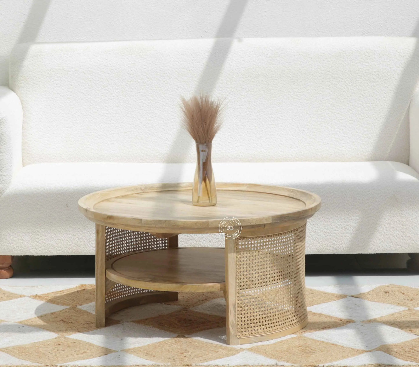 Kinston Rattan Round Coffee Table