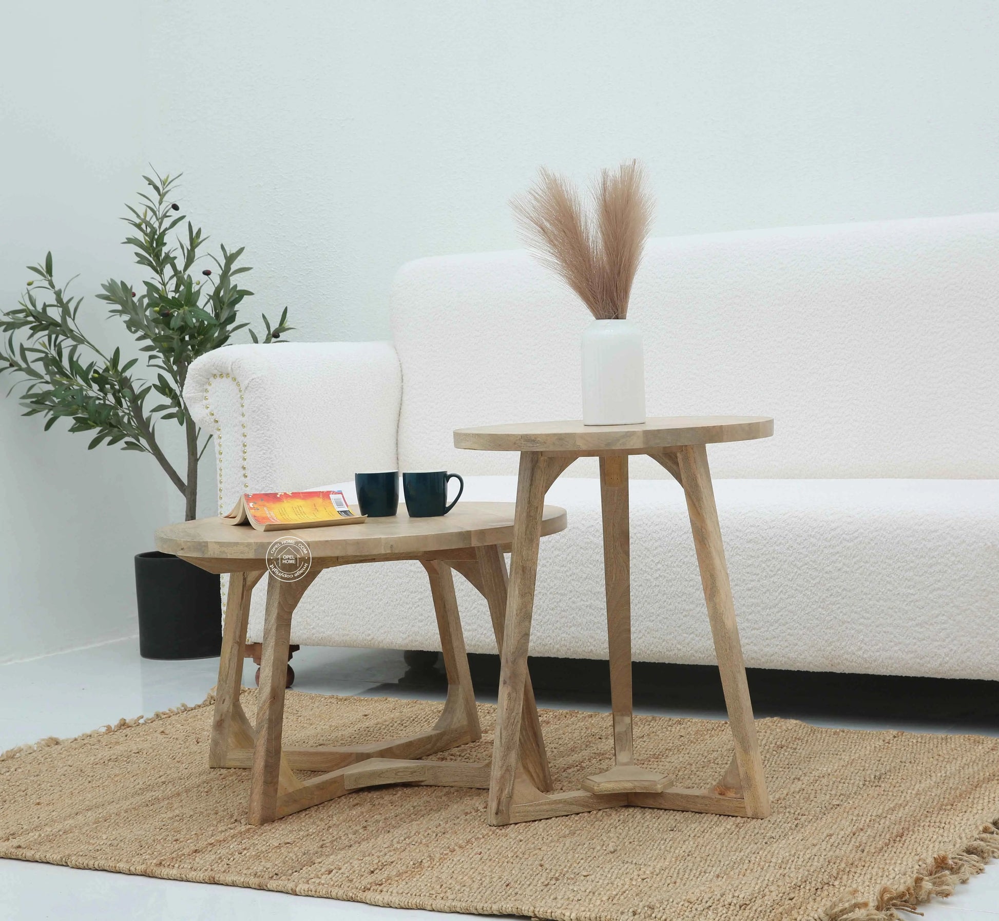Luna wooden Nesting Coffee Table