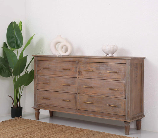 Miller 6-Drawer Wooden Chest Of Drawer