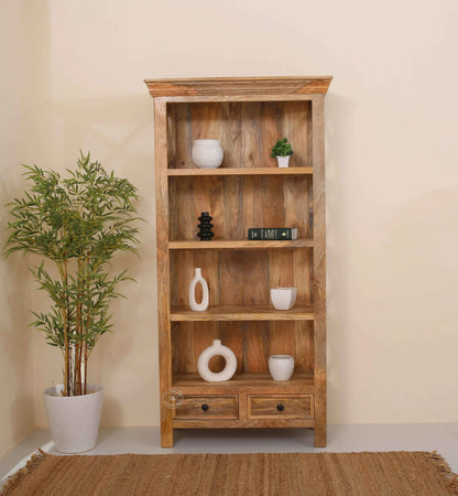 Morgan Wooden Display Shelves Unit