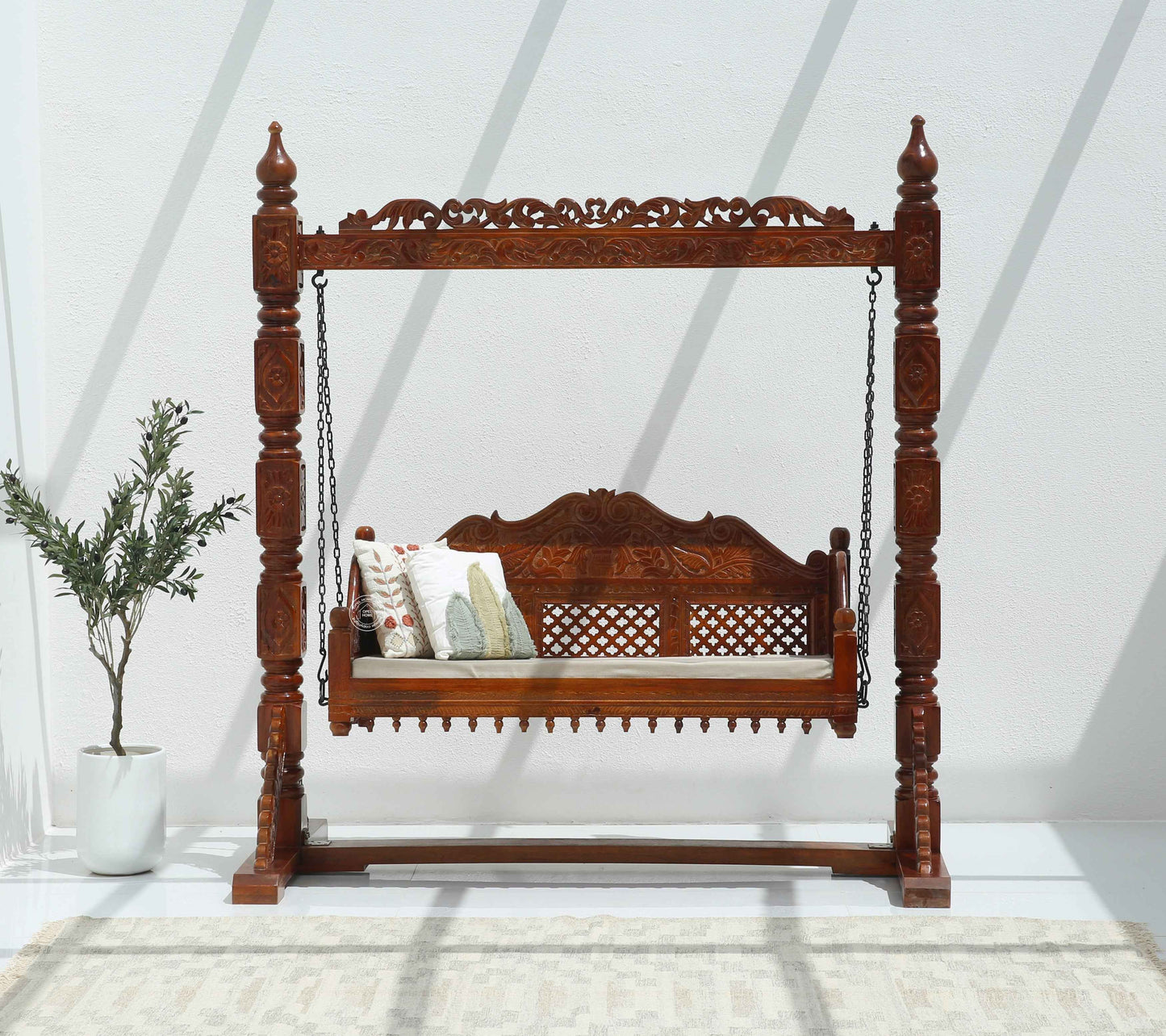Oliver wooden swing chairs