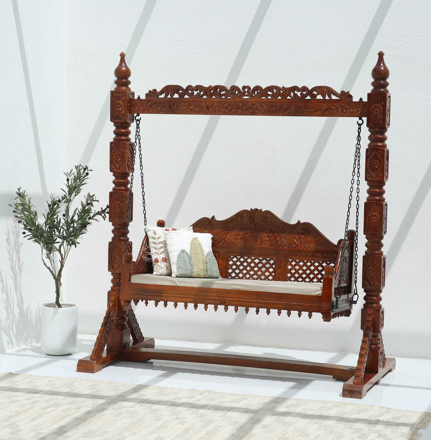 Oliver wooden swing chairs