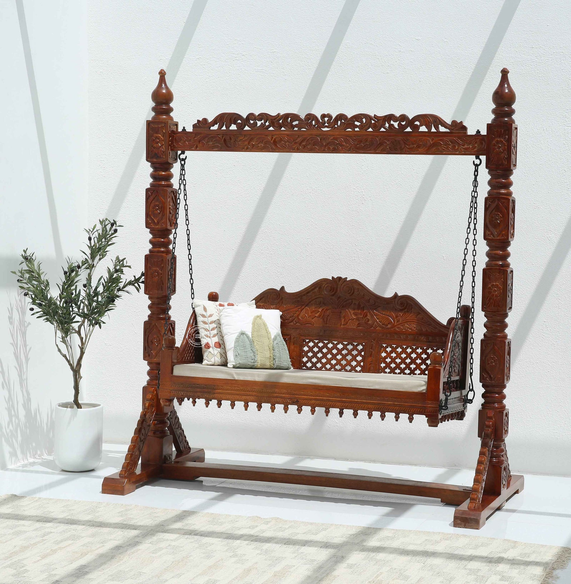 Oliver wooden swing chairs