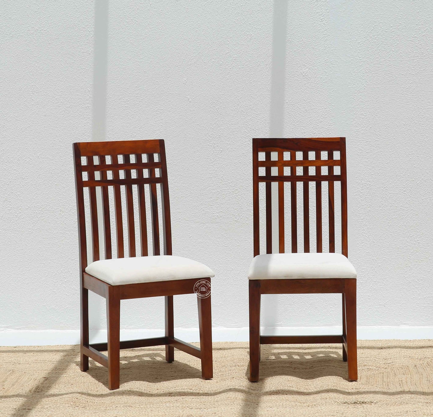 Orio Wooden Dining Chair – (Only one pcs) , Honey finish | Opelhome UAE