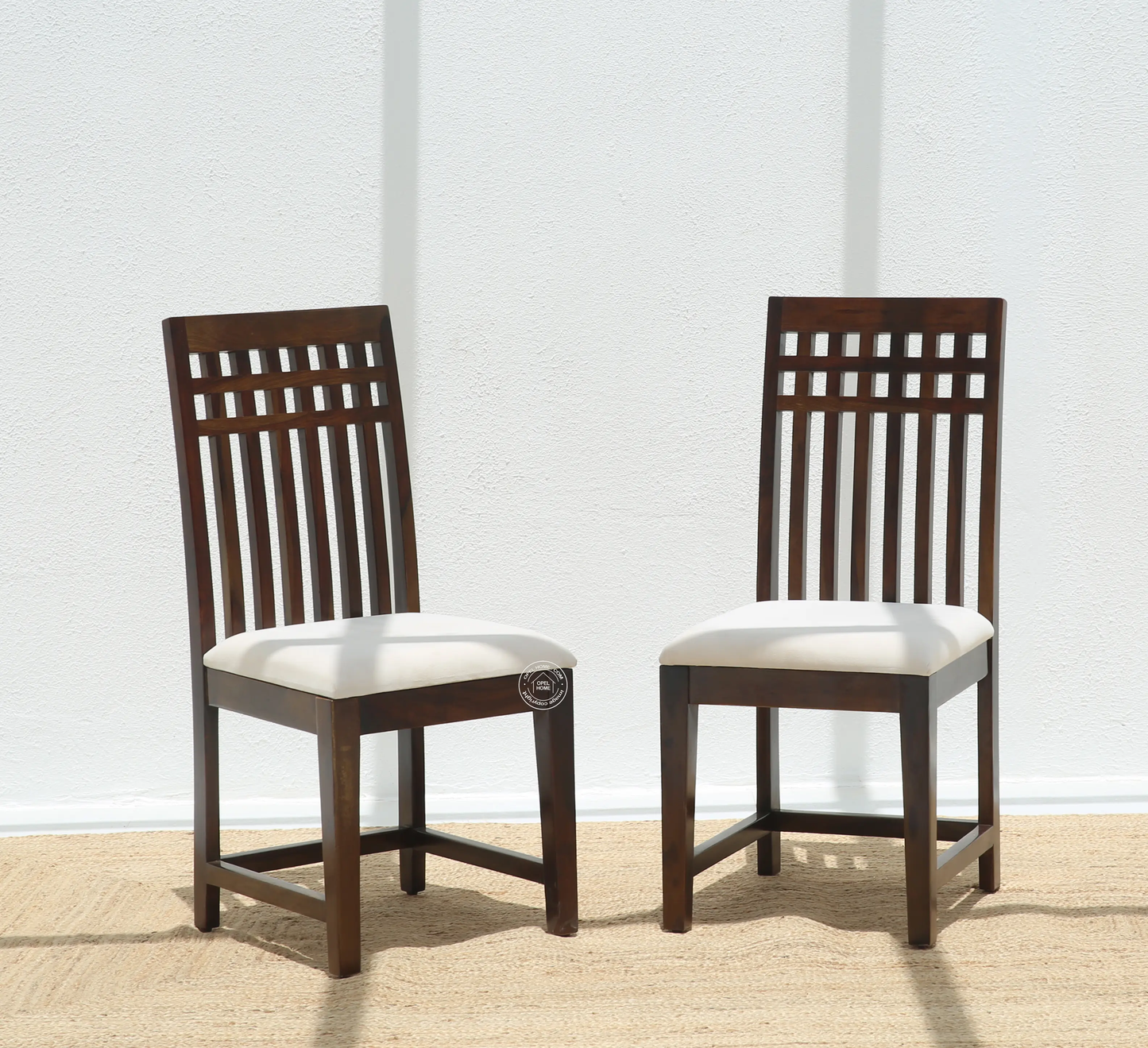 Orio Wooden Dining Chair – (Only one pcs) , Walnut finish | Opelhome UAE - Opelhome