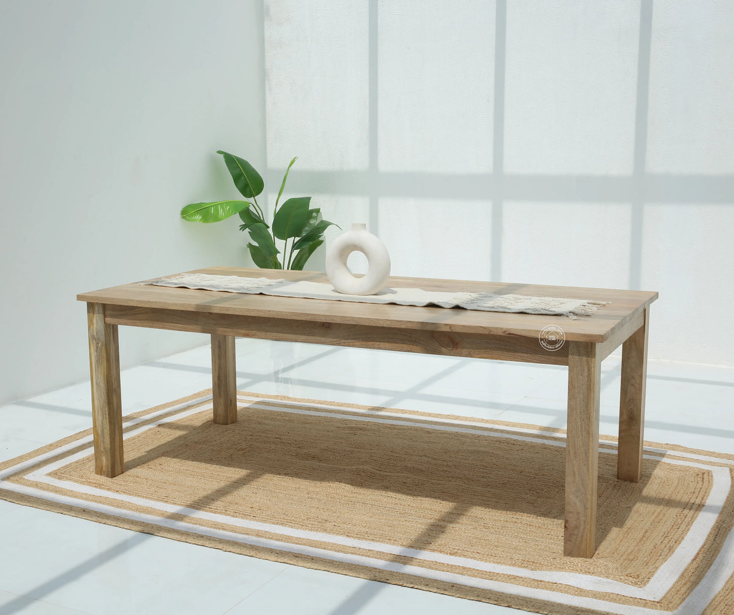Palette Wooden Dining Table –  Multiple Sizes (Only Table) | Opelhome UAE - Opelhome