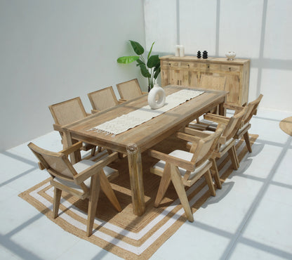 Palette Wooden Dining Table –  Multiple Sizes (Only Table) | Opelhome UAE - Opelhome