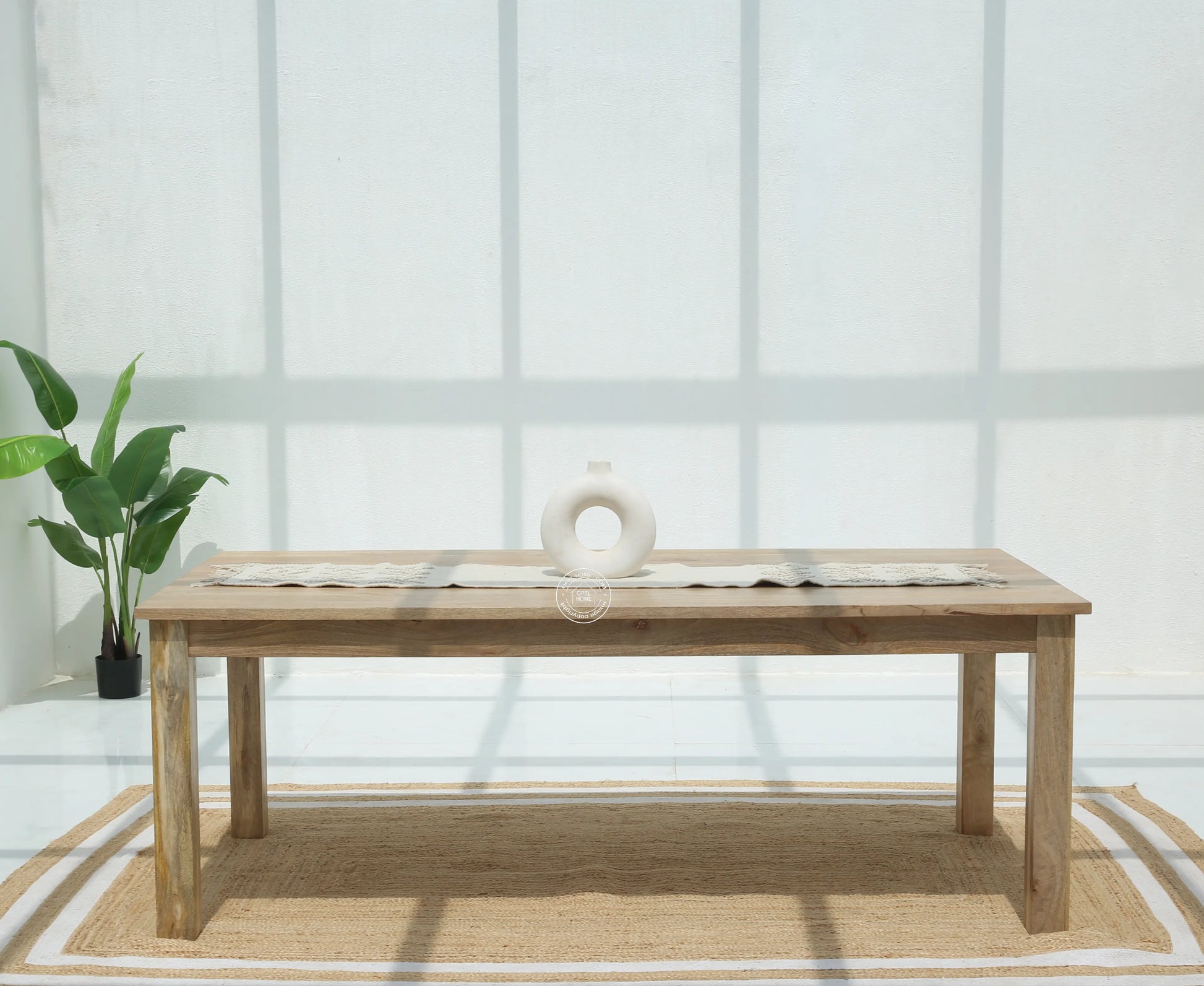 Palette Wooden Dining Table –  Multiple Sizes (Only Table) | Opelhome UAE - Opelhome