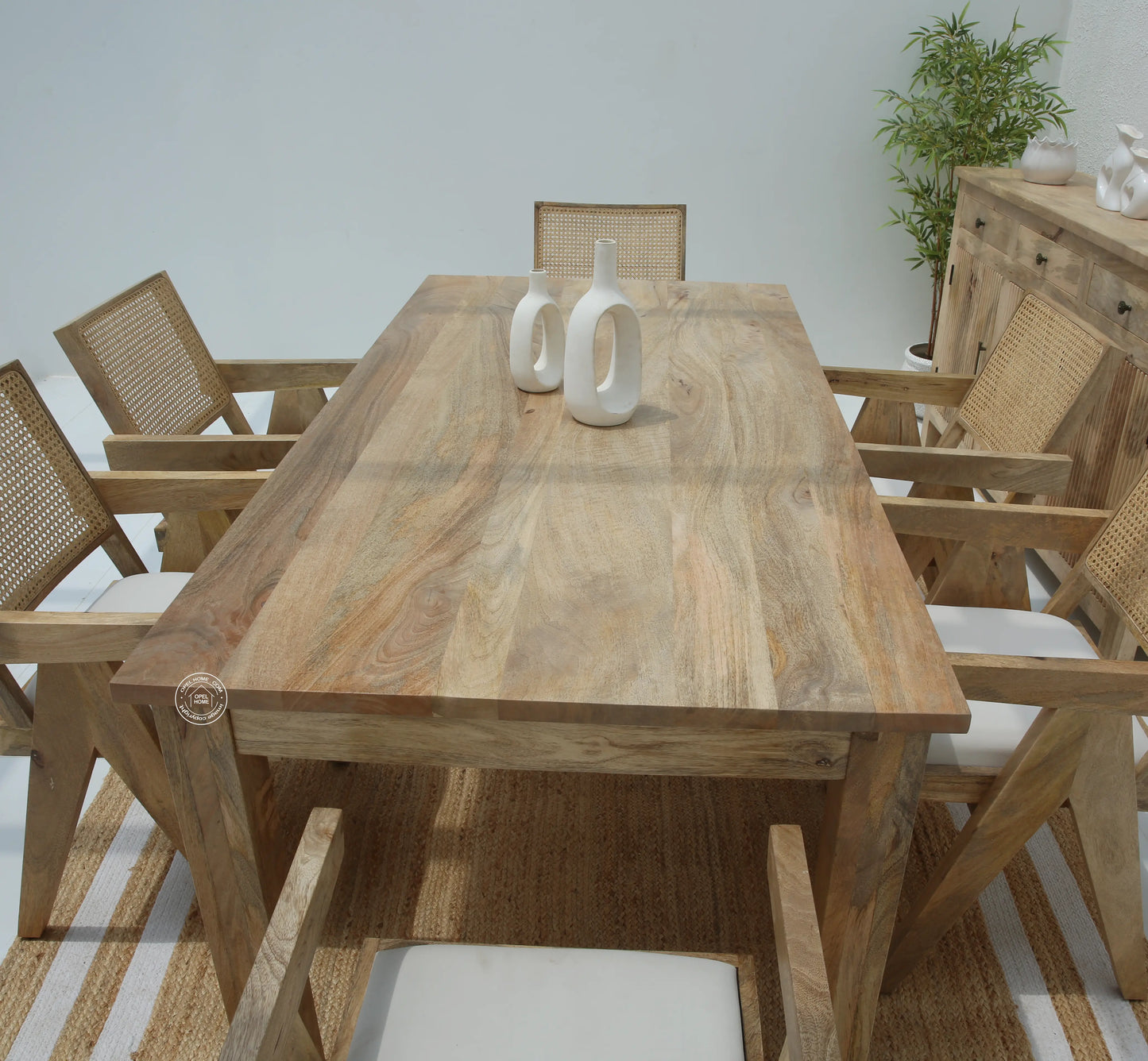 Palette Wooden Dining Table –  Multiple Sizes (Only Table) | Opelhome UAE - Opelhome