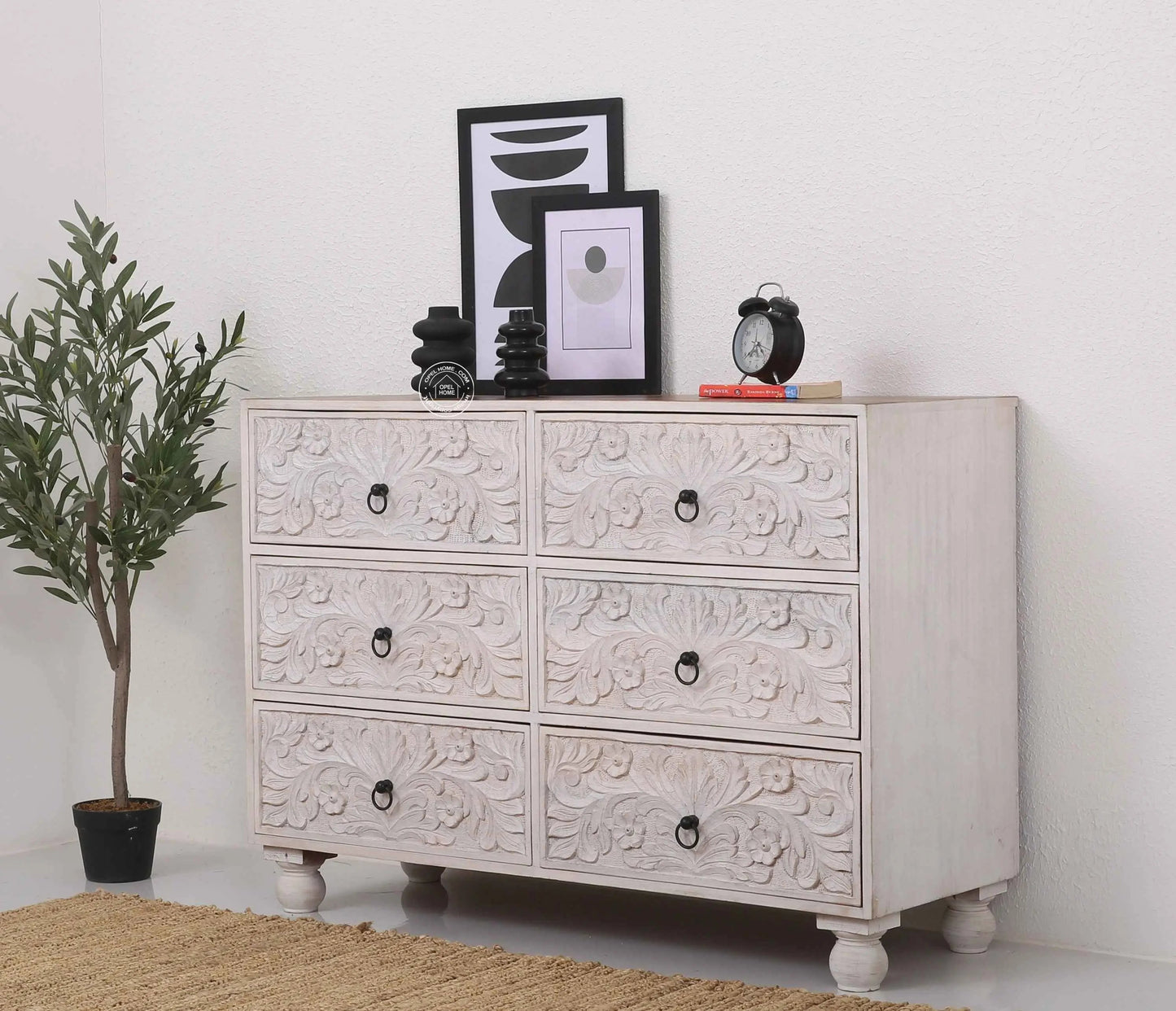 Parker 6 Drawer Wooden Chest Of Drawers